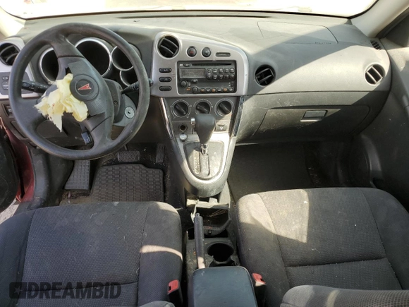 2005 Pontiac Vibe z VIN 5Y2SL63805Z462159, wystawiony jako Copart lot #48764255 z przebiegiem Nie podano mil oraz Czysty tytuł • Clean title. Historia ofert i sprzedaży dostępna na DreamBid. Obrazek 8.