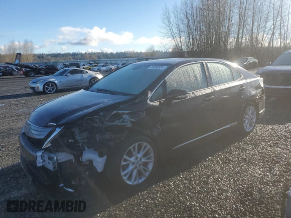 2010 Lexus HS 250h with VIN JTHBB1BA2A2006577, listed as a Copart auction lot 84060554 with 116,228 mi miles and Salvage Title. Bid and sale history available at DreamBid. Image 1.