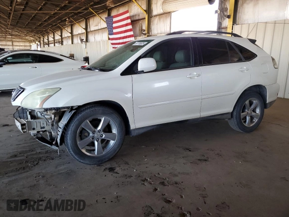 2006 Lexus RX 330 with VIN JTJGA31U160064553, listed as a Copart auction lot 61776525 with 152,663 mi miles and Salvage title. Bid and sale history available at DreamBid. Image 1.