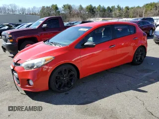 2015 Kia Forte 5-Door SX with VIN KNAFZ5A39F5297493, listed as a Copart auction lot 52156085 with 90,863 mi miles and Salvage Title. Bid and sale history available at carsss.com. Image 1.