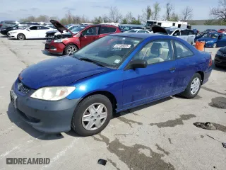 2004 Honda Civic VP with VIN 1HGEM22104L060958, listed as a Copart auction lot 51136855 with 192,647 mi miles and Clean Title. Bid and sale history available at carsss.com. Image 1.