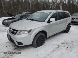 2013 Dodge Journey Crew with VIN 3C4PDCCG4DT698618, listed as a Copart auction lot 87632875 with 198,284 mi miles and Salvage title. Bid and sale history available at DreamBid. Image 1.