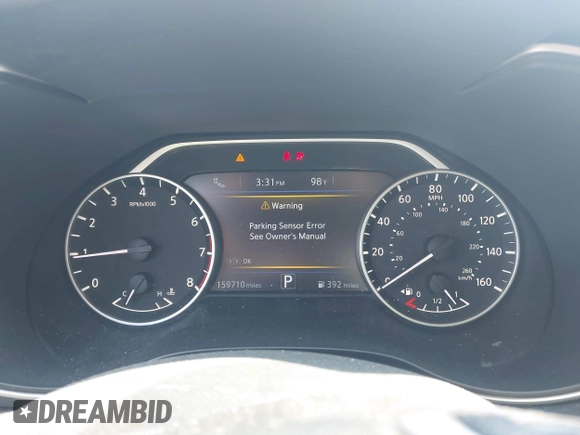 2017 Nissan Maxima S with VIN 1N4AA6APXHC371182, listed as a IAAI auction lot 42596000 with 159,710 mi miles and . Bid and sale history available at DreamBid. Image 7.