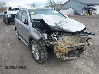 2014 Kia Sorento EX with VIN 5XYKUDA71EG456929, listed as a IAAI auction lot 42012720 with 128,557 mi miles. Bid and sale history available at carsss.com. Image 1.