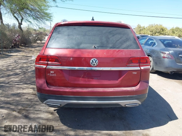 2018 Volkswagen Atlas SE with VIN 1V2CP2CA1JC595089, listed as a IAAI auction lot 42249116 with Not provided miles and . Bid and sale history available at DreamBid. Image 15.