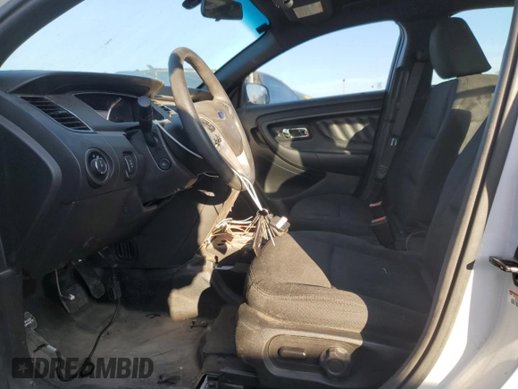 2017 Ford Police Interceptor with VIN 1FAHP2L8XHG133627, listed as a Copart auction lot 43875235 with Not provided miles and Clean title. Bid and sale history available at DreamBid. Image 7.