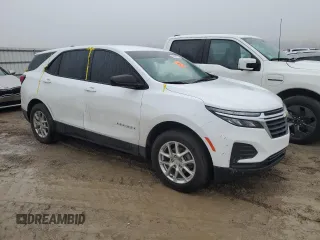 2022 Chevrolet Equinox LS z VIN 3GNAX5EV3NS161855, wystawiony jako Copart lot #43421695 z przebiegiem 94 383 mil mil oraz Szkoda całkowita • Salvage title. Historia ofert i sprzedaży dostępna na DreamBid. Obrazek 4.