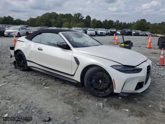2022 BMW M4 Competition xDrive with VIN WBS33BA00NCK97008, listed as a Copart auction lot 74706674 with NaN miles and Salvage Title. Bid and sale history available at carsss.com. Image 4.
