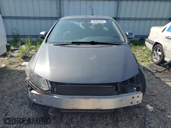 2012 Honda Civic Cpe EX with VIN 2HGFG3B87CH506632, listed as a Copart auction lot 66806854 with 108,463 mi miles and Salvage Title. Bid and sale history available at carsss.com. Image 5.
