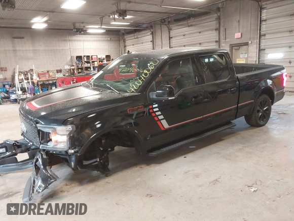 2019 Ford F-150 XL with VIN 1FTFW1E53KFC34426, listed as a IAAI auction lot 42040060 with 82,359 mi miles and . Bid and sale history available at carsss.com. Image 2.