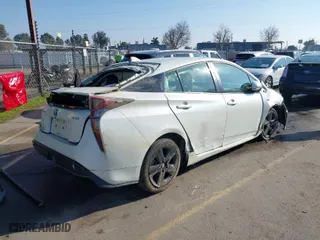 2017 Toyota Prius Two with VIN JTDKARFU4H3536481, listed as a IAAI auction lot 41255111 with 164,955 mi miles. Bid and sale history available at carsss.com. Image 4.