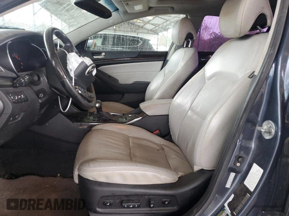 2014 Kia Cadenza Premium with VIN KNALN4D77E5140762, listed as a Copart auction lot 83987224 with 112,493 mi miles and Salvage Title. Bid and sale history available at carsss.com. Image 7.