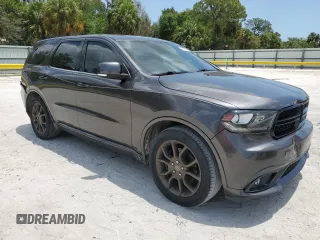2017 Dodge Durango R/T with VIN 1C4SDHCT3HC606243, listed as a Copart auction lot 56936285 with 175,137 mi miles and Salvage title. Bid and sale history available at DreamBid. Image 4.