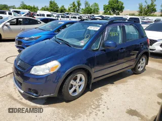 2008 Suzuki SX4 with VIN JS2YB413X85109647, listed as a Copart auction lot 56674874 with 98,876 mi miles and Salvage Title. Bid and sale history available at carsss.com. Image 1.