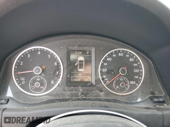 2013 Volkswagen Tiguan SE z VIN WVGBV3AX9DW603521, wystawiony jako Copart lot #59406465 z przebiegiem 133 647 mil mil oraz Szkoda całkowita • Salvage title. Historia ofert i sprzedaży dostępna na DreamBid. Obrazek 9.