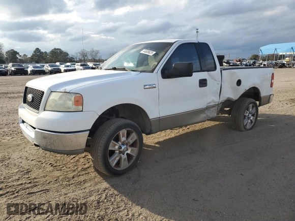 2004 Ford F-150 XL with VIN 1FTRF12W14NA71259, listed as a Copart auction lot 44809625 with 155,067 mi miles and Salvage Title. Bid and sale history available at carsss.com. Image 1.
