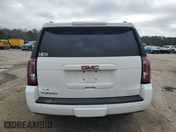 2015 GMC Yukon SLE with VIN 1GKS1AKC7FR119871, listed as a Copart auction lot 43586315 with 194,358 mi miles and Salvage Title. Bid and sale history available at carsss.com. Image 6.