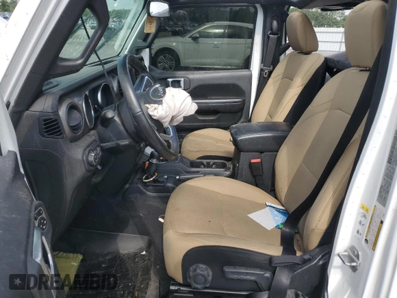2020 Jeep Gladiator Sport S with VIN 1C6HJTAG5LL109304, listed as a Copart auction lot 55290145 with 83,771 mi miles and Salvage title. Bid and sale history available at DreamBid. Image 7.