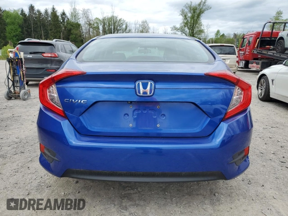 2018 Honda Civic LX with VIN 2HGFC2F57JH604661, listed as a Copart auction lot 56489085 with 71,744 mi miles and Salvage Title. Bid and sale history available at DreamBid. Image 6.