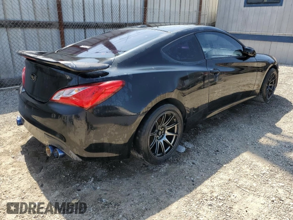 2011 Hyundai Genesis Coupe with VIN KMHHT6KD3BU044983, listed as a Copart auction lot 59171945 with 117,334 mi miles and Salvage title. Bid and sale history available at DreamBid. Image 3.