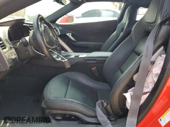2016 Chevrolet Corvette 2LT with VIN 1G1YD2D78G5110245, listed as a Copart auction lot 59372215 with 21,318 mi miles and Salvage title. Bid and sale history available at DreamBid. Image 7.