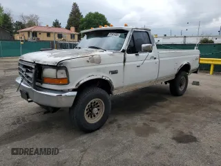 1997 Ford F-250 with VIN 3FTHF26H1VMA08574, listed as a Copart auction lot 61541455 with Not provided miles and Salvage title. Bid and sale history available at DreamBid. Image 1.