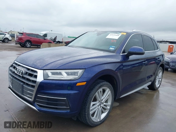 2018 Audi Q5 Premium Plus z VIN WA1BNAFY5J2104383, wystawiony jako IAAI lot #41939168 z przebiegiem 119 503 mil mil oraz . Historia ofert i sprzedaży dostępna na DreamBid. Obrazek 18.