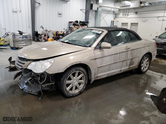 2009 Chrysler Sebring Touring with VIN 1C3LC55D49N568477, listed as a Copart auction lot 41987395 with 143,445 mi miles and Salvage Title. Bid and sale history available at carsss.com. Image 1.