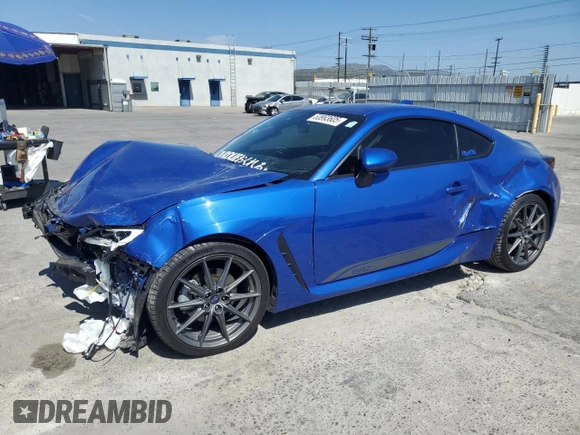 2022 Subaru BRZ Limited with VIN JF1ZDBF19N8703277, listed as a Copart auction lot 53993605 with 21,811 mi miles and Salvage title. Bid and sale history available at DreamBid. Image 1.