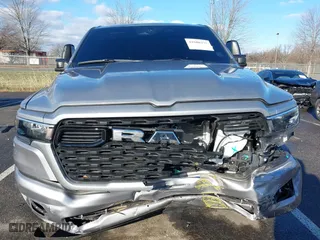 2025 Ram 1500 Big Horn with VIN 1C6RRFFG8SN514034, listed as a IAAI auction lot 41080475 with 5,322 mi miles. Bid and sale history available at carsss.com. Image 12.