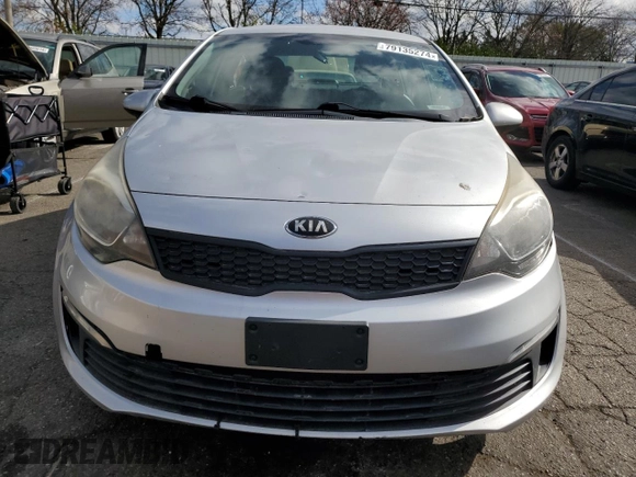 2016 Kia Rio LX with VIN KNADM4A38G6586327, listed as a Copart auction lot 79135274 with 0 mi miles and Clean Title. Bid and sale history available at carsss.com. Image 5.