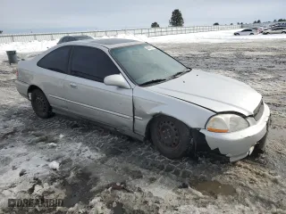 1998 Honda Civic EX with VIN 1HGEJ8143WL009772, listed as a Copart auction lot 46605665 with 190,316 mi miles and Salvage Title. Bid and sale history available at carsss.com. Image 4.