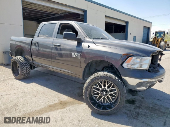 2022 Ram 1500 Tradesman with VIN 3C6RR6KG4NG291199, listed as a Copart auction lot 56092405 with 42,804 mi miles and Salvage title. Bid and sale history available at DreamBid. Image 4.