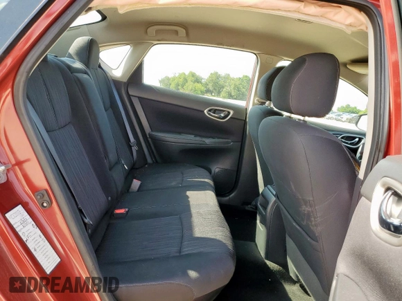 2017 Nissan Sentra SV with VIN 3N1AB7AP2HL663543, listed as a Copart auction lot 60820755 with 112,747 mi miles and Salvage title. Bid and sale history available at DreamBid. Image 10.