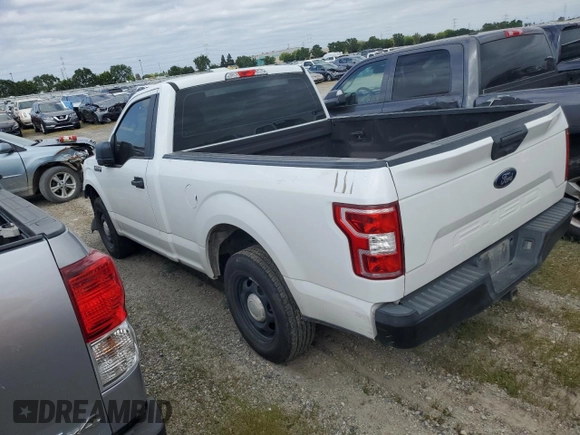 2018 Ford F-150 XL with VIN 1FTMF1CB7JFB12392, listed as a Copart auction lot 49293455 with 172,919 mi miles and Salvage Title. Bid and sale history available at carsss.com. Image 2.
