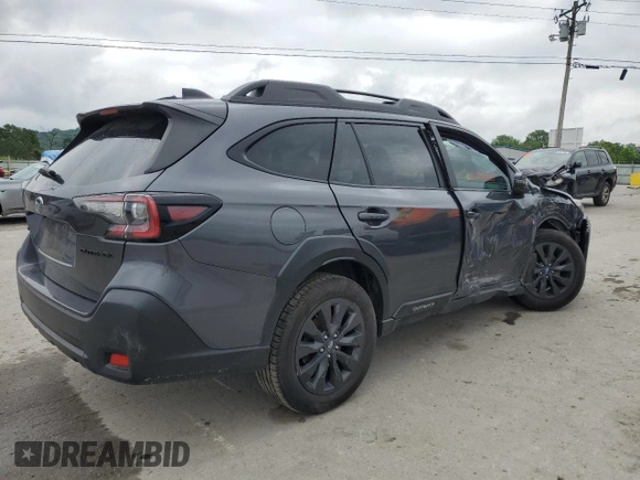2023 Subaru Outback Onyx with VIN 4S4BTAJC8P3132913, listed as a Copart auction lot 56290105 with 48,348 mi miles and Salvage title. Bid and sale history available at DreamBid. Image 3.