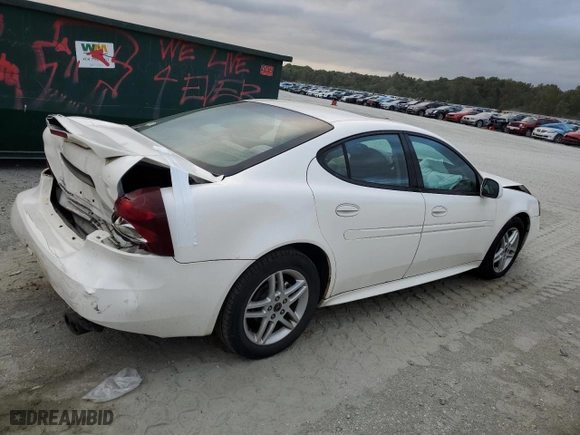 2005 Pontiac Grand Prix GTP with VIN 2G2WR524351338859, listed as a Copart auction lot 71636624 with 173674 miles and Salvage Title. Bid and sale history available at carsss.com. Image 3.