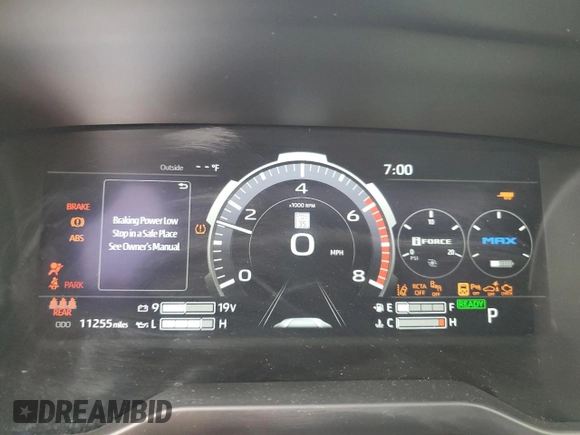 2024 Toyota Tundra Platinum Hybrid z VIN 5TFNC5EC1RX004561, wystawiony jako Copart lot #51779355 z przebiegiem 11 255 mil mil oraz Szkoda całkowita • Salvage title. Historia ofert i sprzedaży dostępna na DreamBid. Obrazek 9.