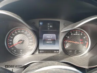 2017 Mercedes-Benz C 63 S AMG with VIN WDDWJ8HB9HF458856, listed as a Copart auction lot 50197615 with 48,293 mi miles and Salvage Title. Bid and sale history available at carsss.com. Image 9.