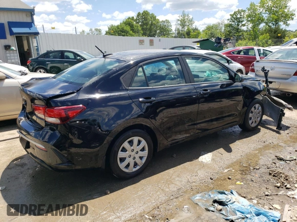 2022 Kia Rio S with VIN 3KPA24AD2NE463067, listed as a Copart auction lot 57944294 with 77,382 mi miles and Non Repairable. Bid and sale history available at DreamBid. Image 3.