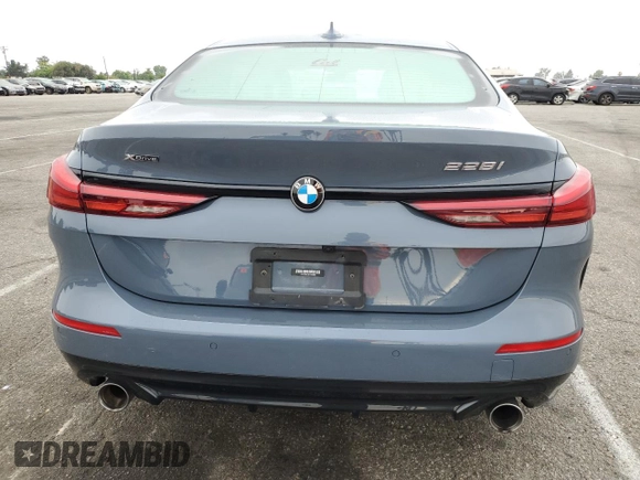 2021 BMW 2 Series 228i xDrive with VIN WBA73AK07M7G54080, listed as a Copart auction lot 56671153 with 16,552 mi miles. Bid and sale history available at carsss.com. Image 6.