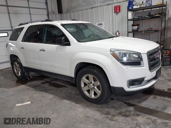 2014 GMC Acadia SLE with VIN 1GKKRNED6EJ202757, listed as a IAAI auction lot 41928884 with 166,390 mi miles and . Bid and sale history available at carsss.com. Image 1.