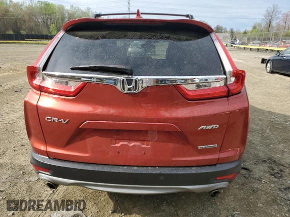 2017 Honda CR-V Touring with VIN 2HKRW2H90HH674264, listed as a Copart auction lot 51176835 with 84,983 mi miles and Salvage Title. Bid and sale history available at carsss.com. Image 6.