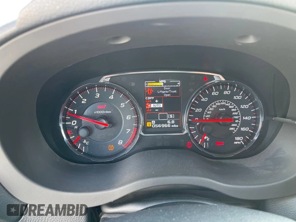 2019 Subaru WRX STI with VIN JF1VA2R64K9816526, listed as a Copart auction lot 50268775 with 56,966 mi miles and Salvage Title. Bid and sale history available at carsss.com. Image 8.