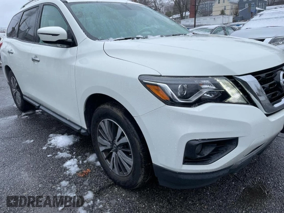 2017 Nissan Pathfinder SL with VIN 5N1DR2MM1HC652065, listed as a Copart auction lot 55113225 with 148,576 mi miles and Clean Title. Bid and sale history available at carsss.com. Image 1.