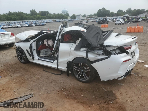 2021 BMW 8 Series with VIN WBAFY4C05MCG12088, listed as a Copart auction lot 61448624 with Not provided miles and Salvage title. Bid and sale history available at DreamBid. Image 2.