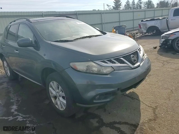 2011 Nissan Murano SV with VIN JN8AZ1MW2BW169892, listed as a Copart auction lot 46628735 with 164,409 mi miles and Salvage Title. Bid and sale history available at carsss.com. Image 12.
