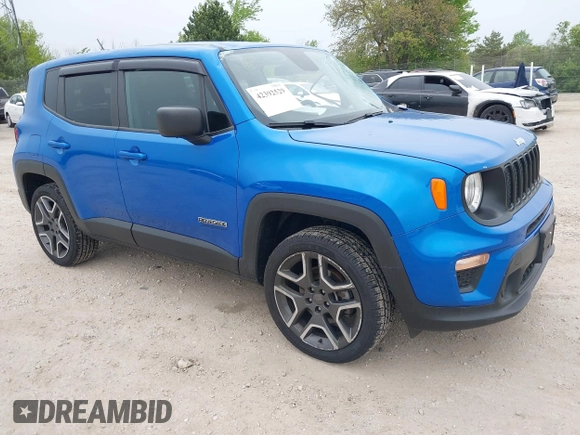 2020 Jeep Renegade Sport z VIN ZACNJBAB1LPL99916, wystawiony jako IAAI lot #42392529 z przebiegiem 31 327 mil mil oraz . Historia ofert i sprzedaży dostępna na DreamBid. Obrazek 1.