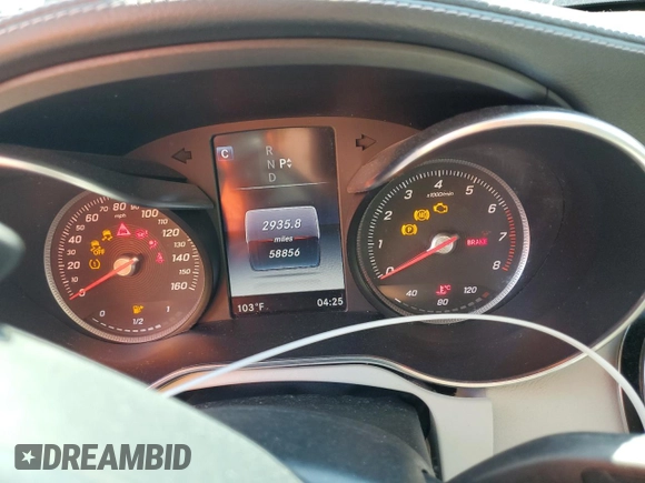 2017 Mercedes-Benz C 300 с VIN 55SWF4JB7HU188608, выставлен на аукционе Copart как лот 57176555 с пробегом 58 856 миль миль и Списание • Salvage title. История ставок и продаж доступна на DreamBid. Изображение 9.