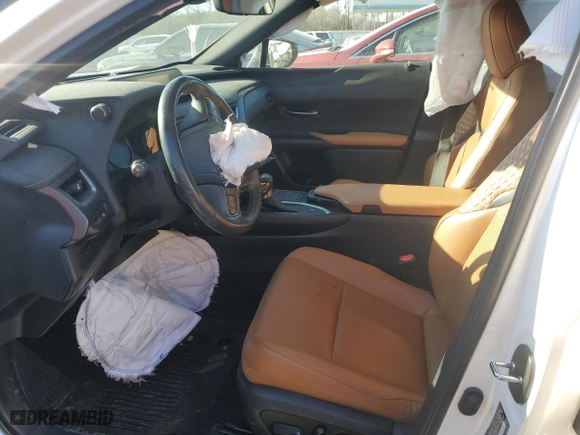 2020 Lexus UX with VIN JTHP3JBH3L2025111, listed as a Copart auction lot 89348125 with 58,406 mi miles and Salvage Title. Bid and sale history available at carsss.com. Image 7.